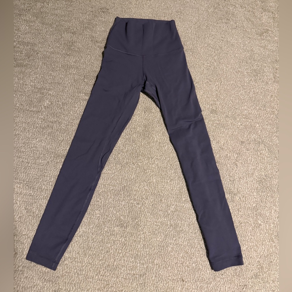 Lululemon High-Waist dark purple leggings size 2